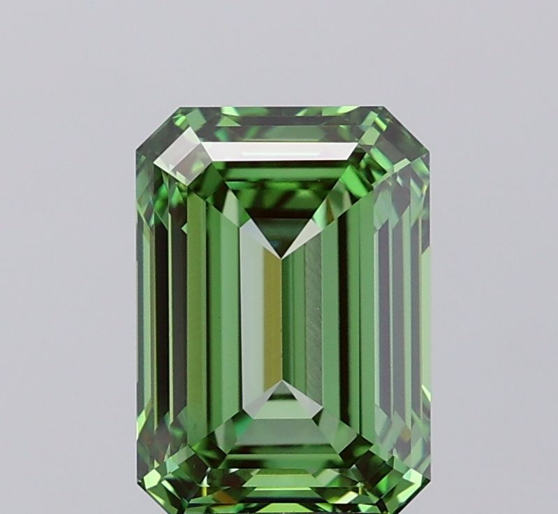3.02 ct. emerald Lab Grown Diamond front image