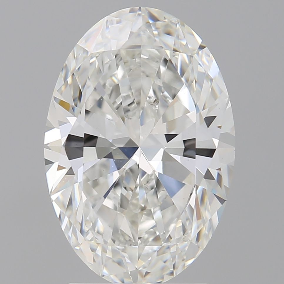 3.02 ct. oval Lab Grown Diamond front image