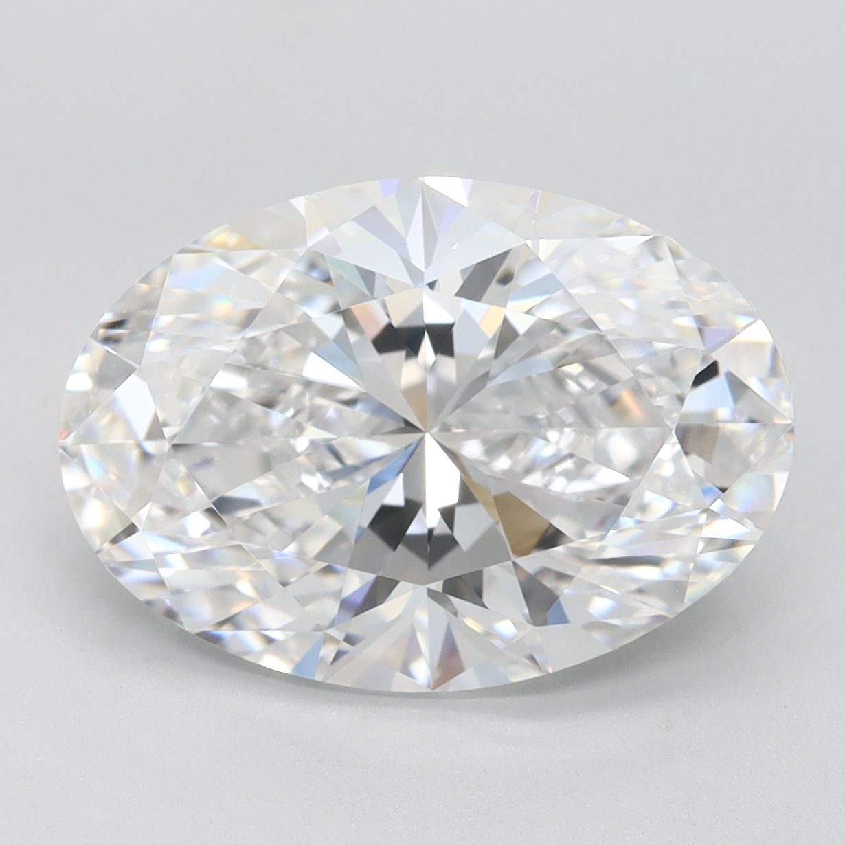 3.92 ct. oval Lab Grown Diamond front image