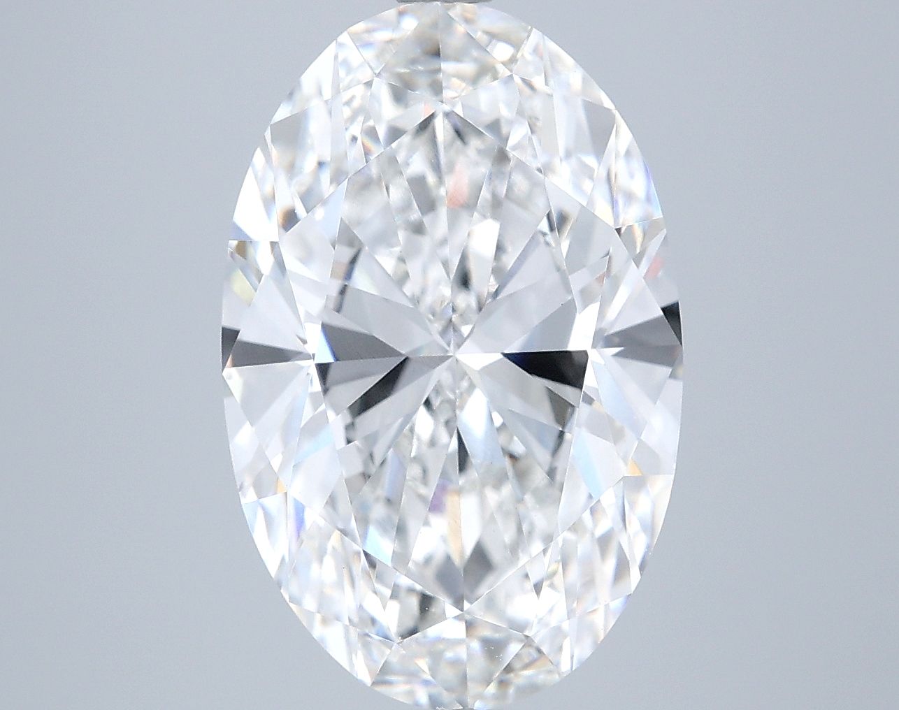 6.06 ct. oval Lab Grown Diamond front image