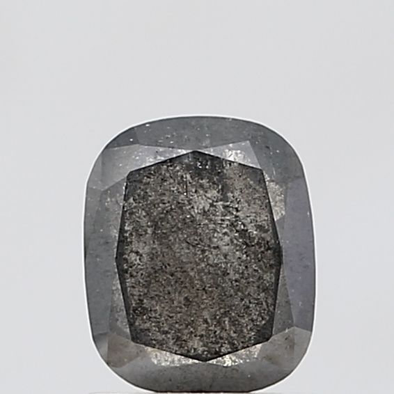 1.08 Carat Cushion brilliant Diamond Salt and Pepper VVS2