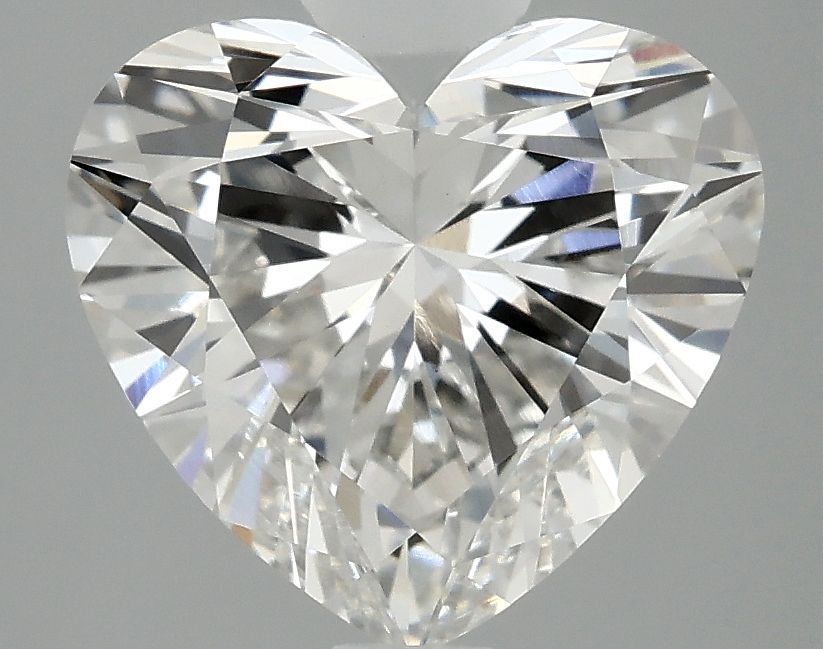 3.07 carat f VVS2 EX Cut IGI heart diamond