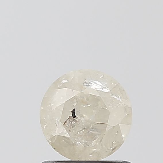 0.7 Carat Round Diamond Salt and Pepper VS2