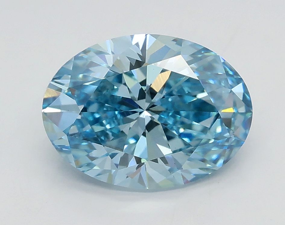 2.01 ct. oval Lab Grown Diamond front image