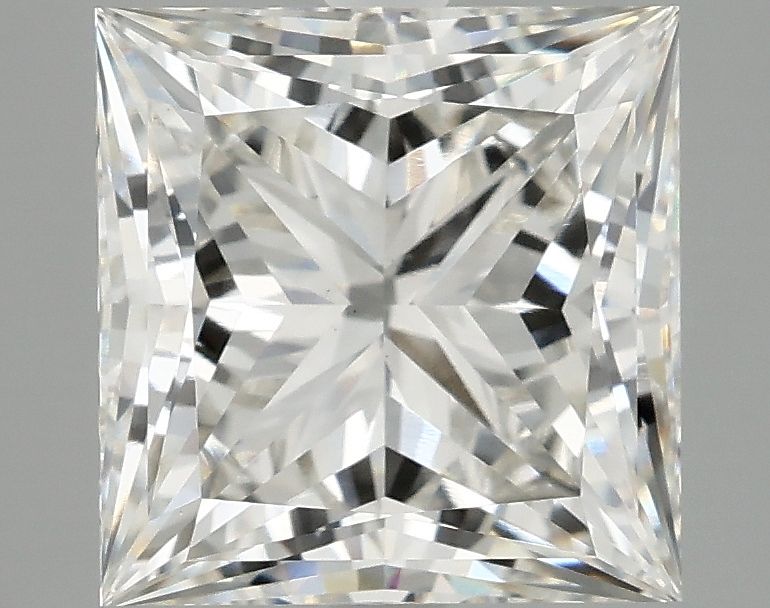3.90 ct. princess Lab Grown Diamond front image