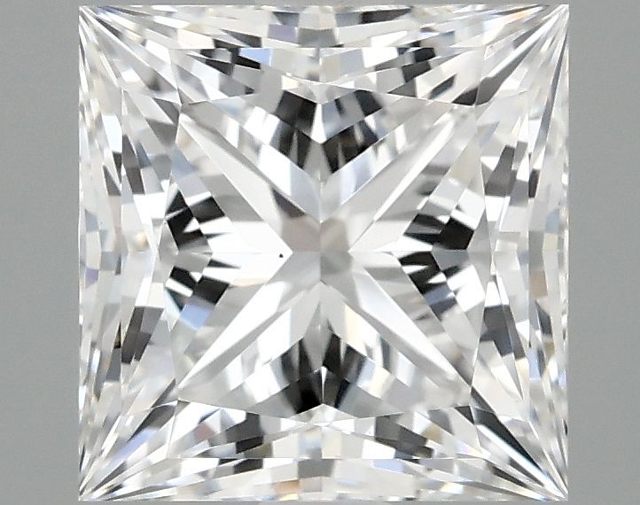 2.10 ct. princess Lab Grown Diamond front image