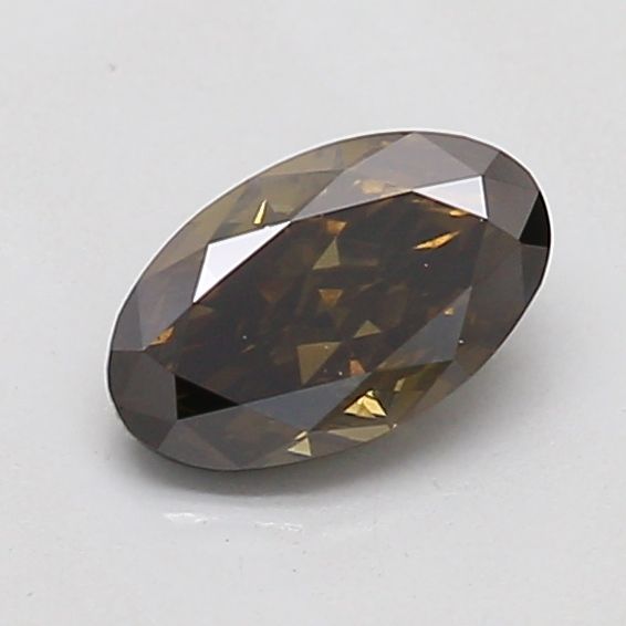 0.49ct Oval BLACK VS2