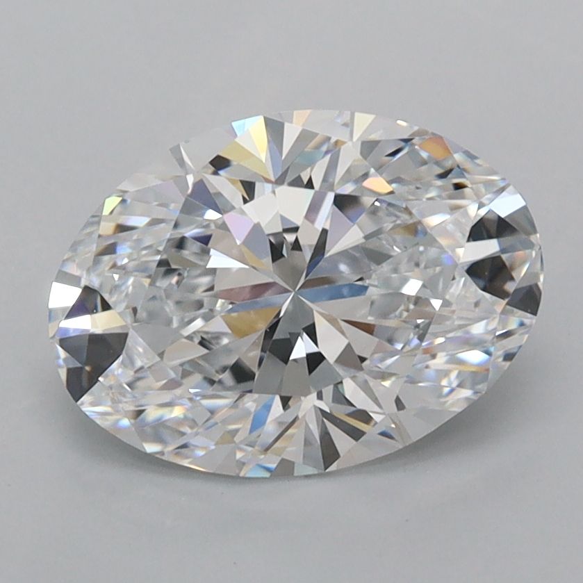 2.10 ct. oval Lab Grown Diamond front image