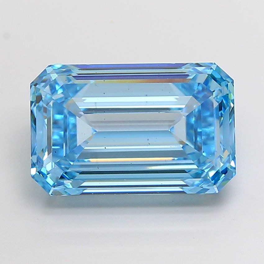11.04 ct. emerald Lab Grown Diamond front image