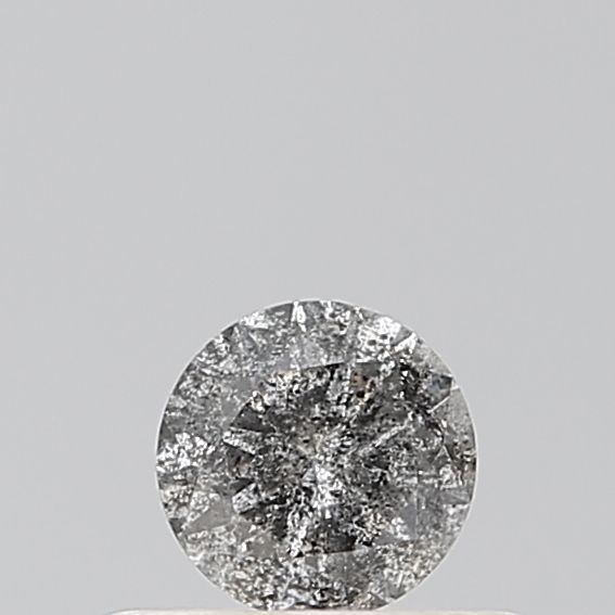0.27 Carat Round Diamond Salt and Pepper VVS1