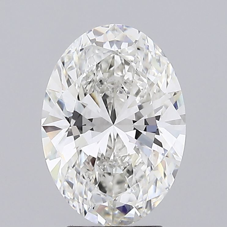 3.02 ct. oval Lab Grown Diamond front image