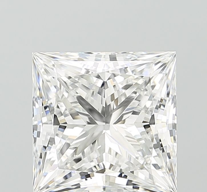 3.78 ct. princess Lab Grown Diamond front image