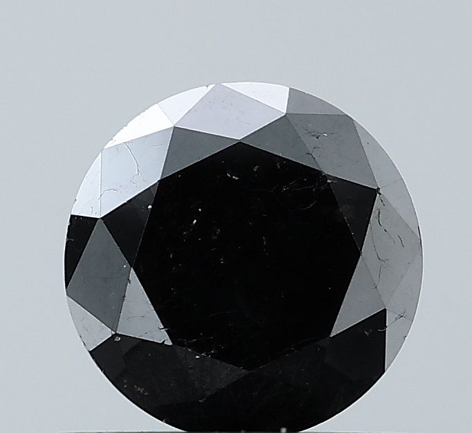 0.89 Carat Round Diamond Black VS1