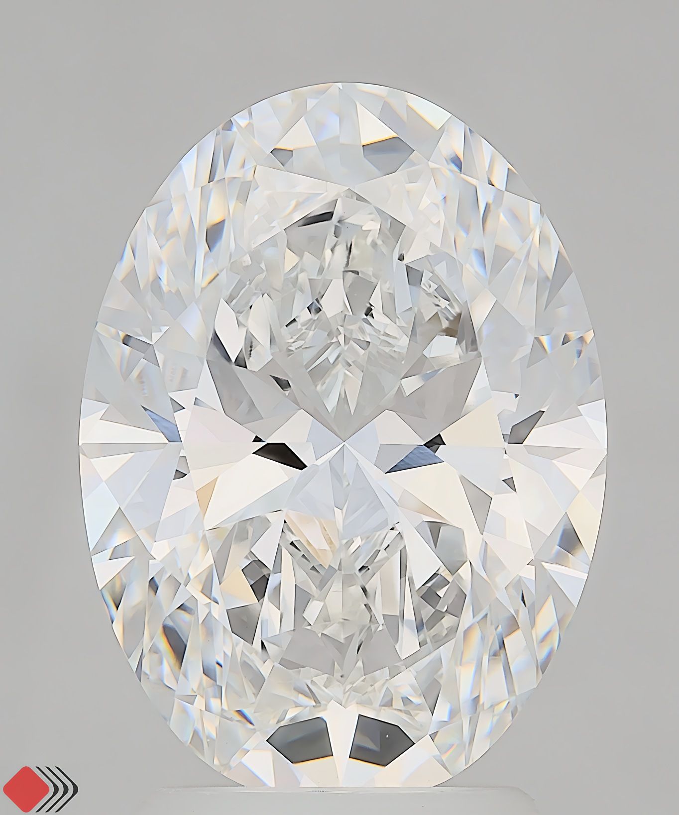 3.06 ct. oval Lab Grown Diamond front image