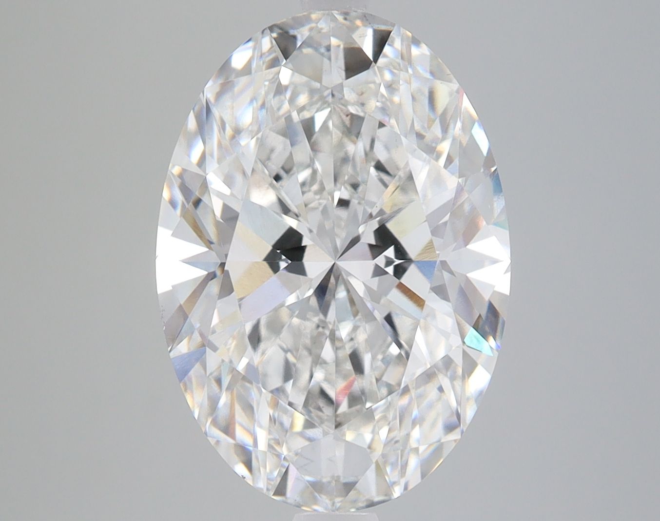 5.44 ct. oval Lab Grown Diamond front image