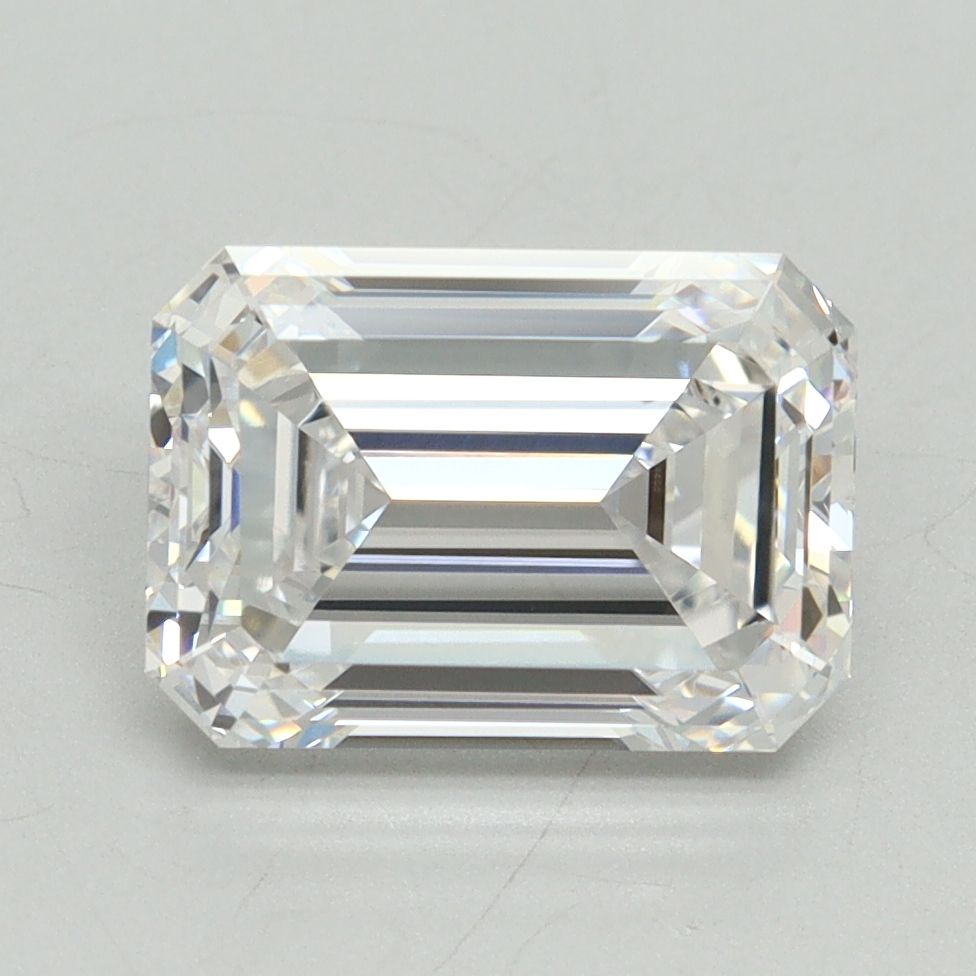 3.22 ct. emerald Lab Grown Diamond front image