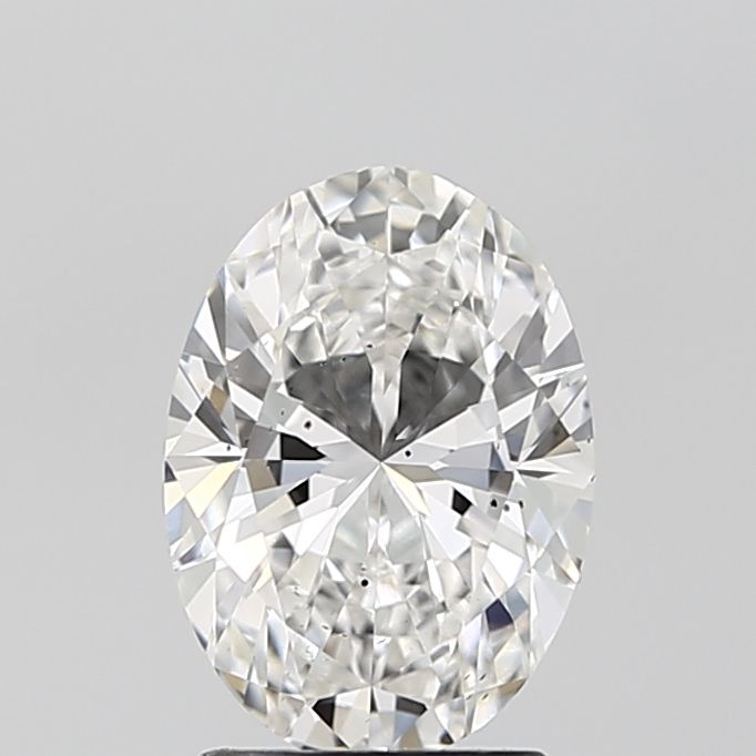 2.01 ct. oval Lab Grown Diamond front image