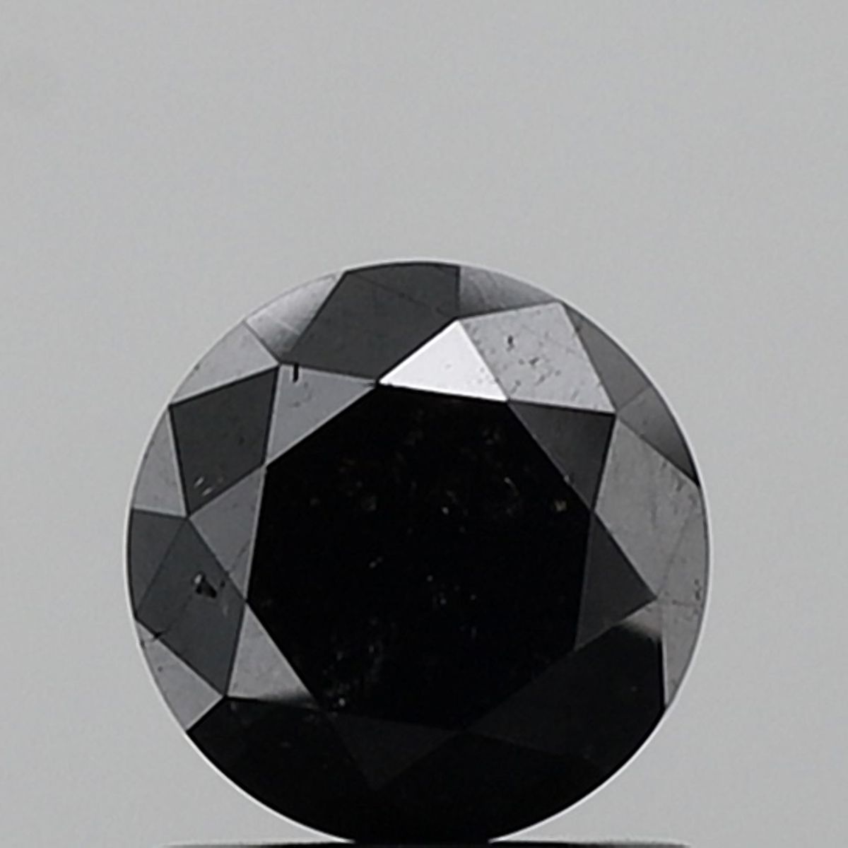 1.24 Carat Round Diamond Fancy Black VS2
