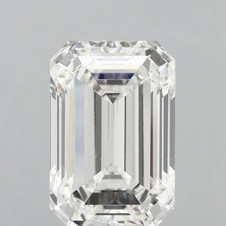 6.07 ct. emerald Lab Grown Diamond front image