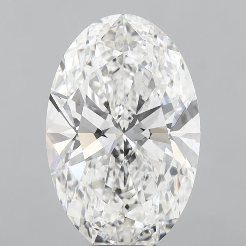 7.10 ct. oval Lab Grown Diamond front image