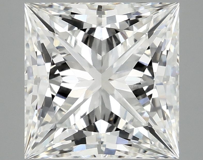 4.18 ct. princess Lab Grown Diamond front image