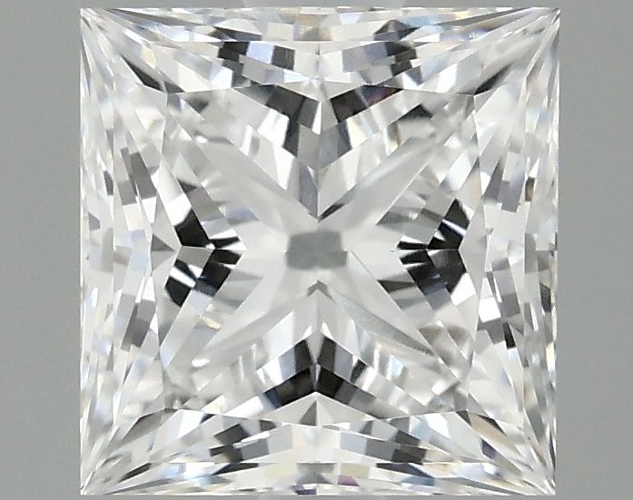 2.10 ct. princess Lab Grown Diamond front image