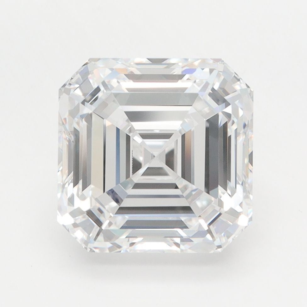 Diament LG asscher, 3.65 ct, D, VVS1