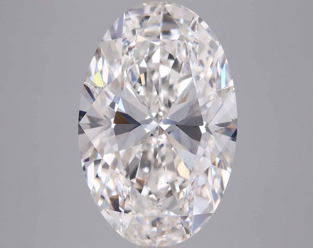 5.02 ct. oval Lab Grown Diamond front image