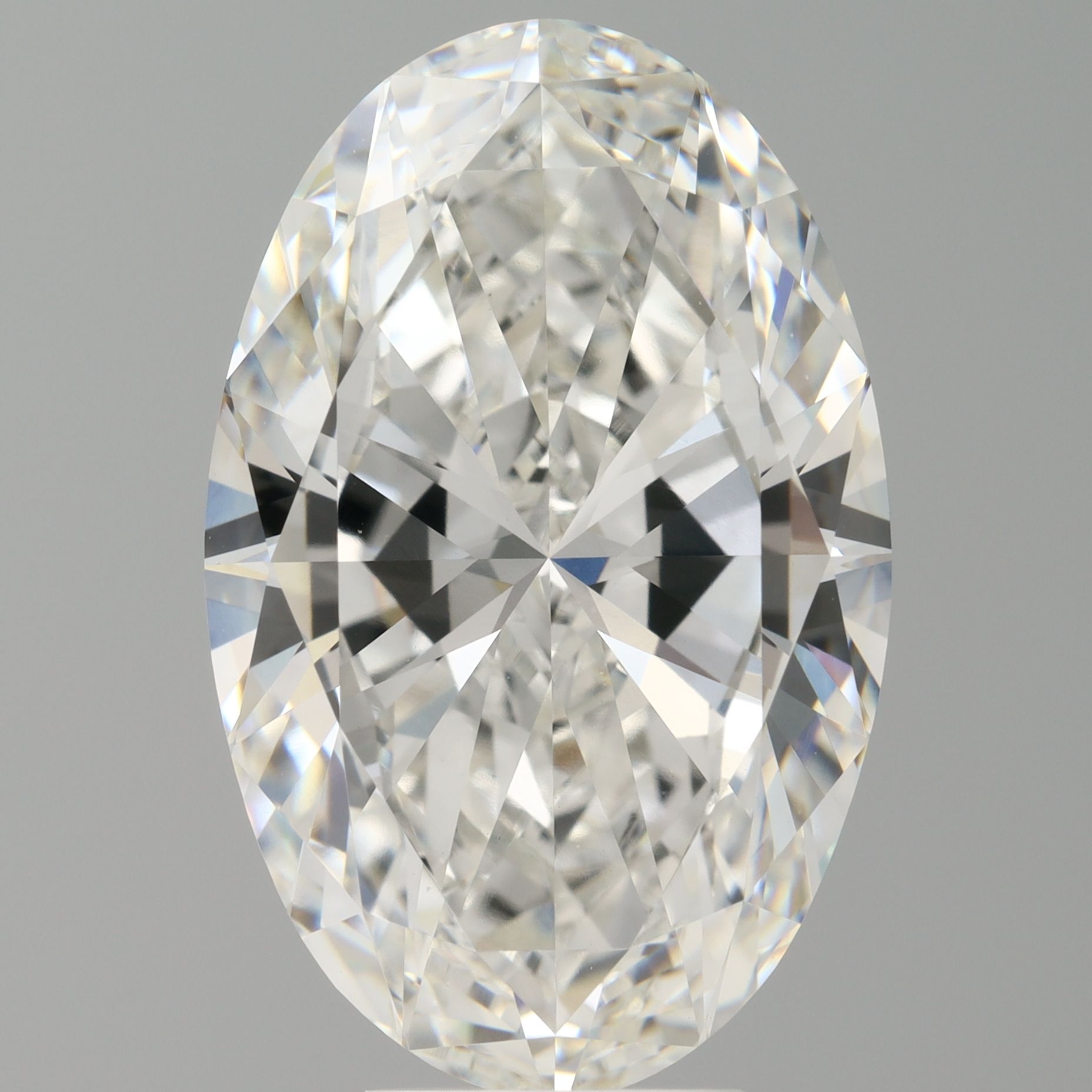 7.04 ct. oval Lab Grown Diamond front image