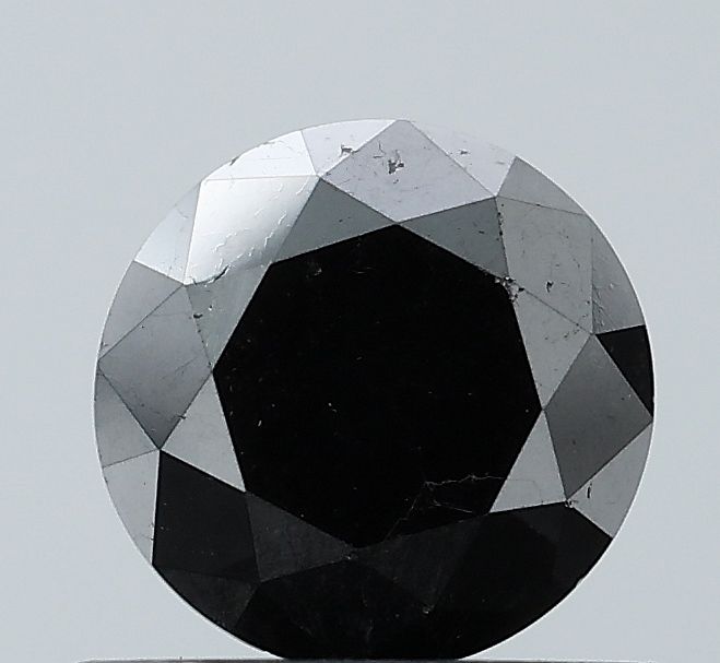 0.82 Carat Round Diamond Black VS1