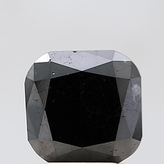 2.08 Carat Cushion brilliant Diamond Black VS2