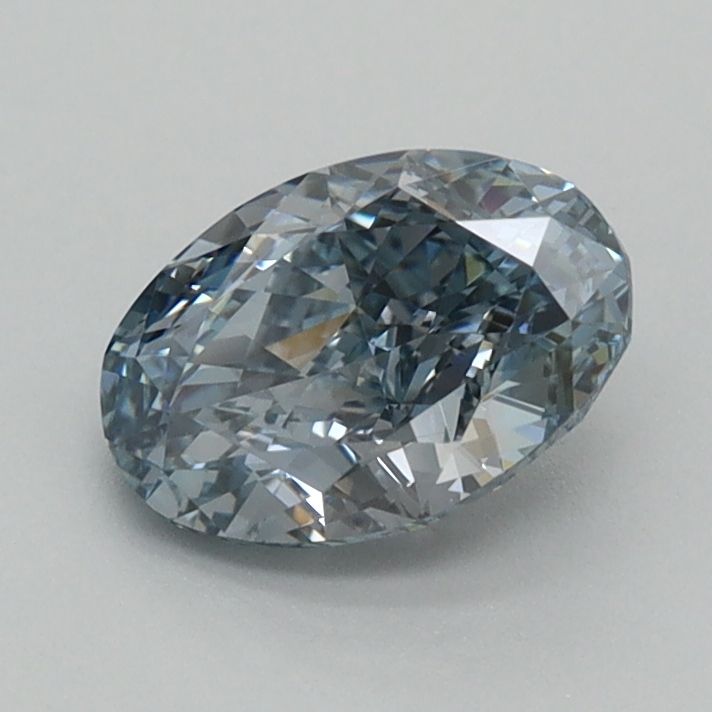 1.01 carat fancy vivid blue VS1 EX Cut IGI oval diamond