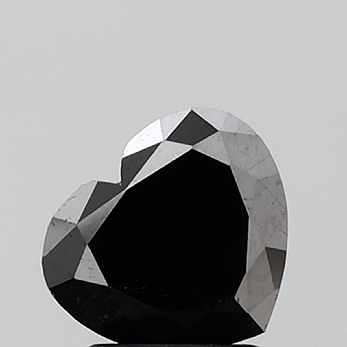 1.95 Carat Heart Diamond Black VS1
