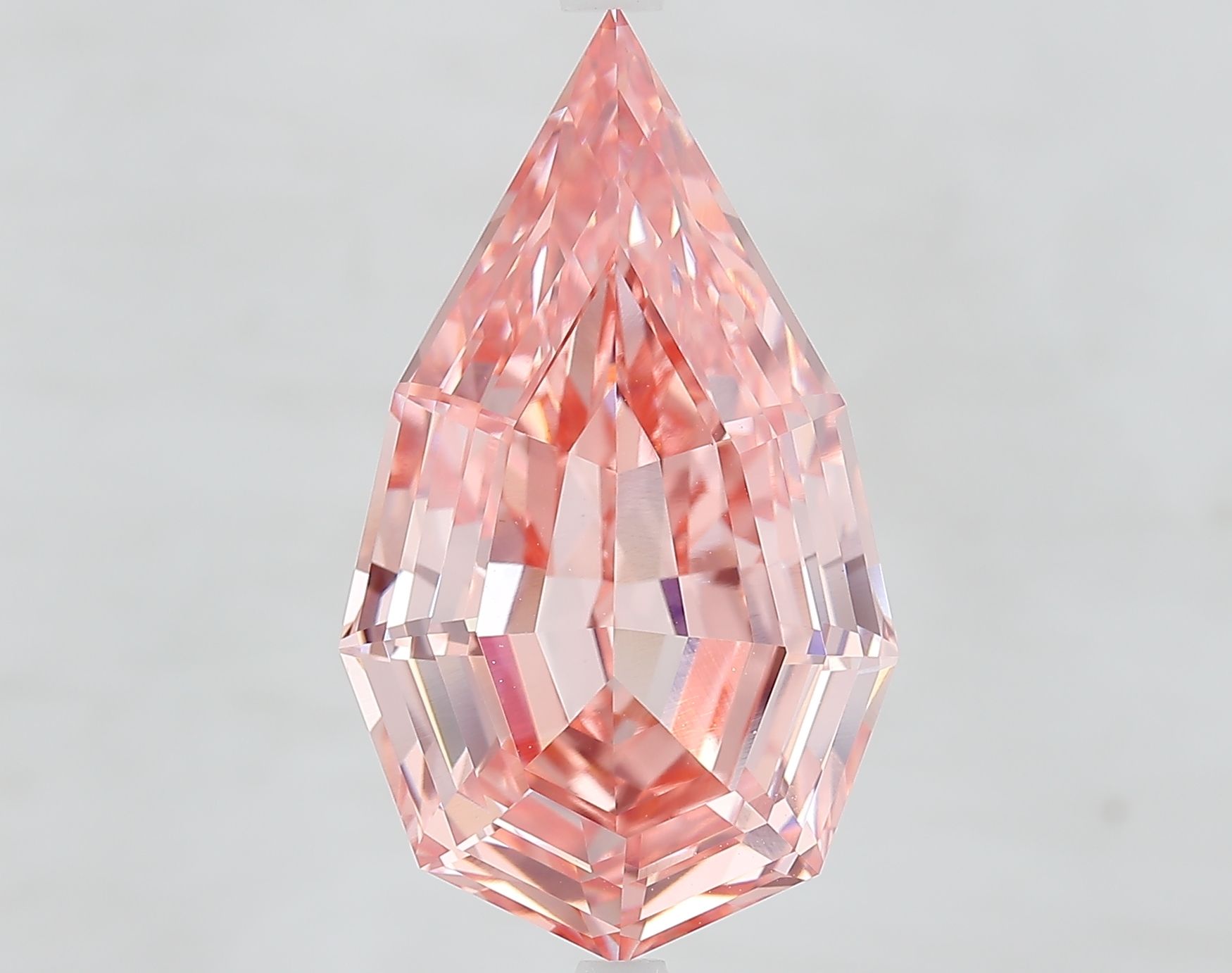 9.84 ct. pear Lab Grown Diamond front image