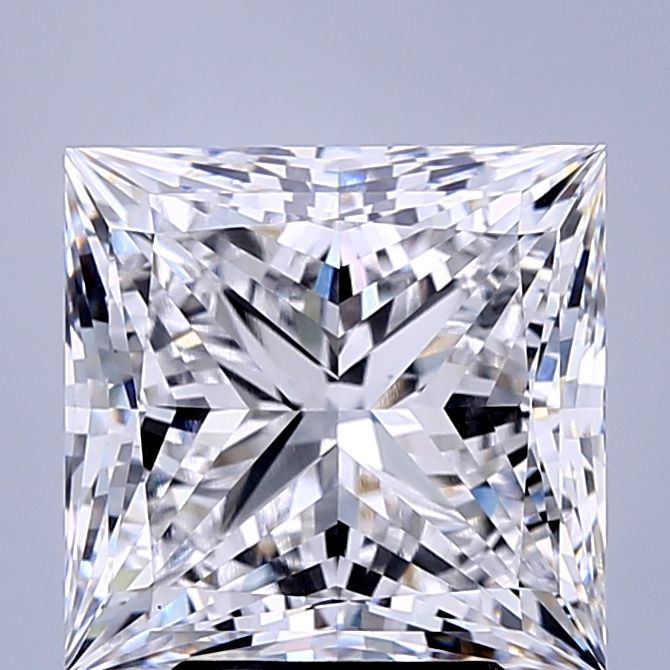 5.30 ct. princess Lab Grown Diamond front image