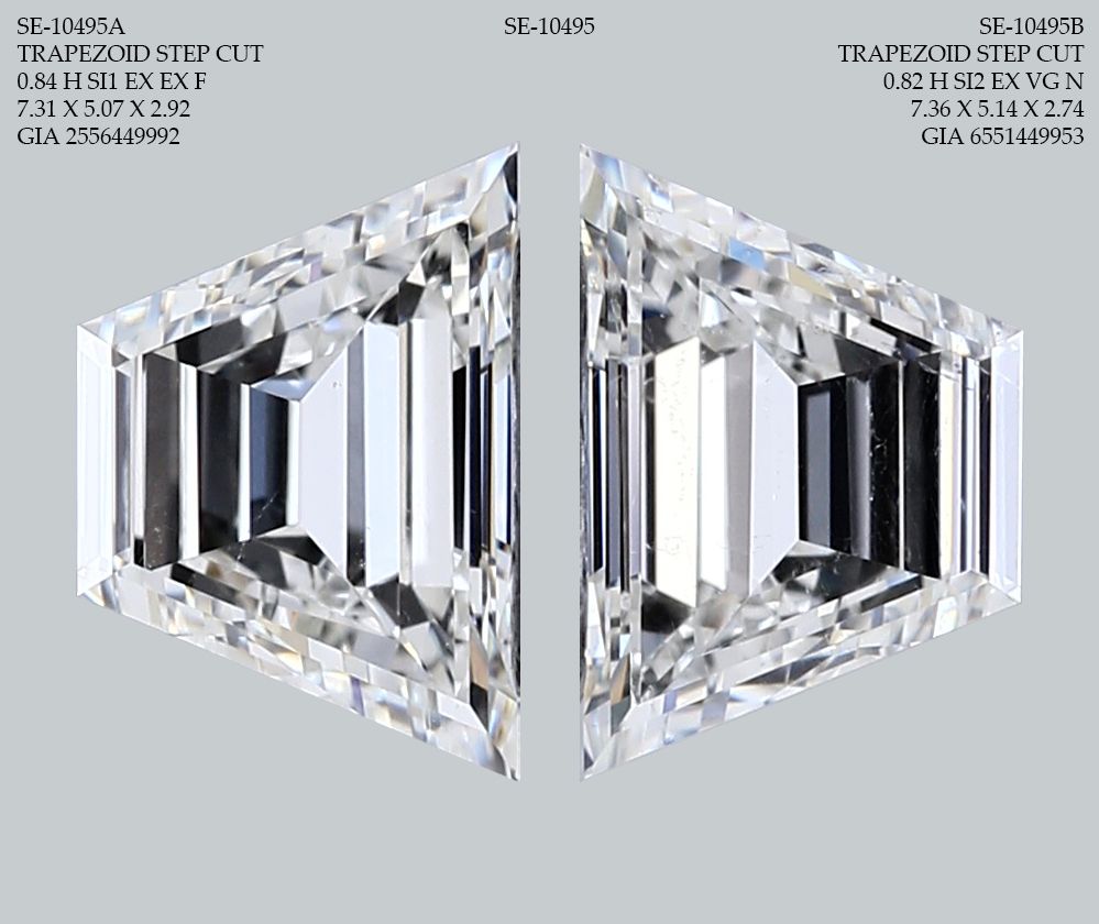 0.84 ct Trapezoid Diamond