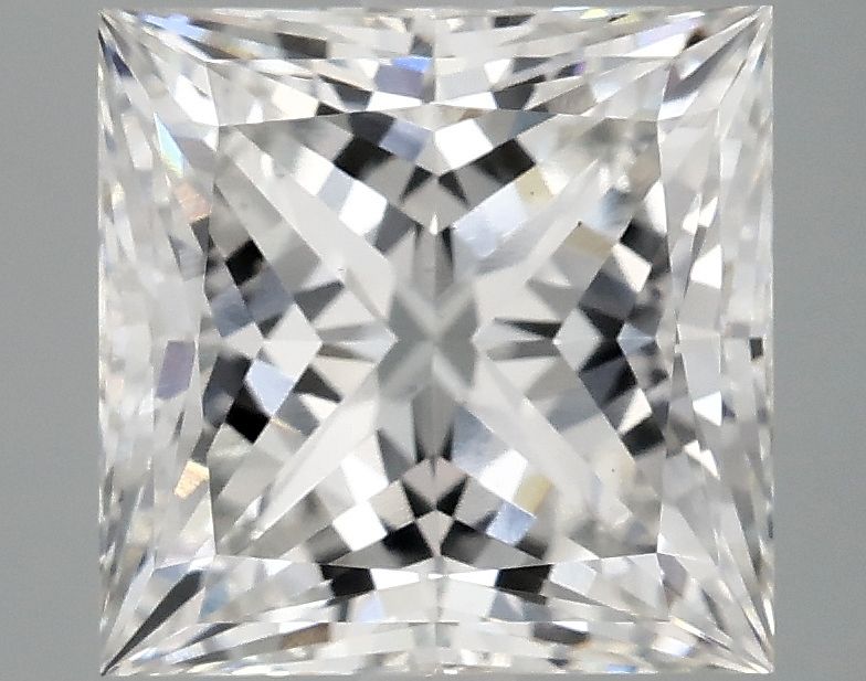 4.19 ct. princess Lab Grown Diamond front image