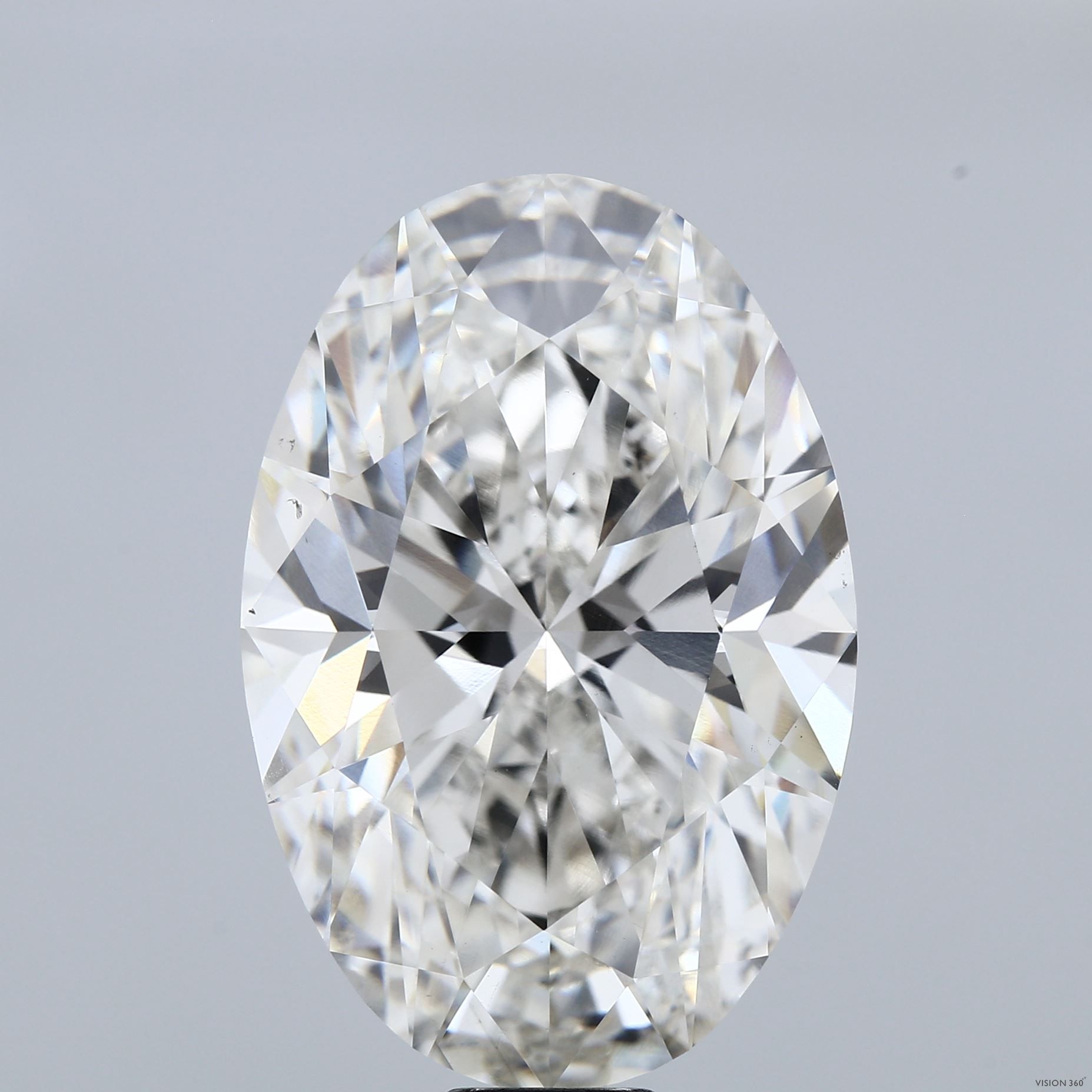 28.00 ct. oval Lab Grown Diamond front image