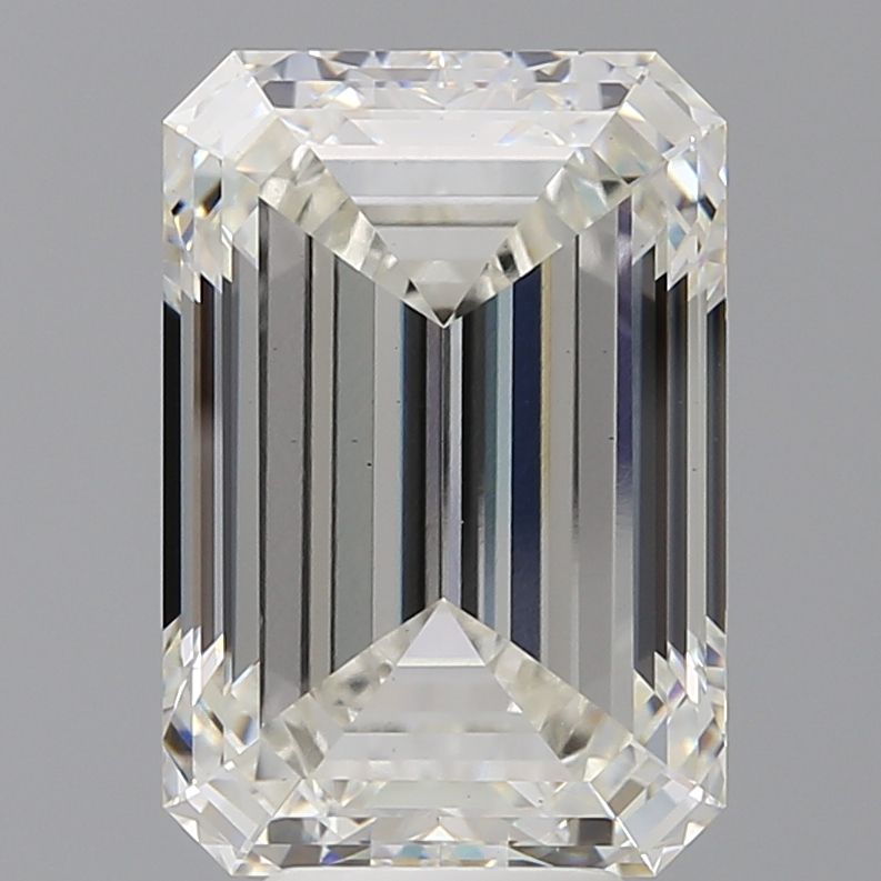 7.04 ct. emerald Lab Grown Diamond front image
