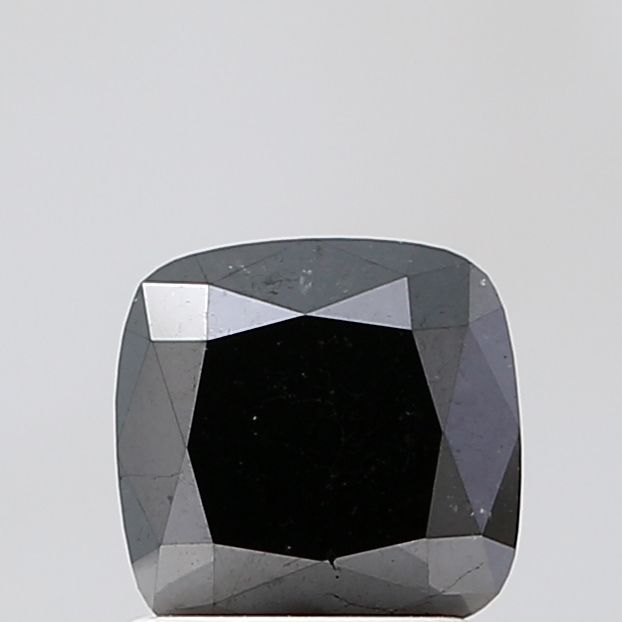 1.06 Carat Cushion brilliant Diamond Fancy Black VS1