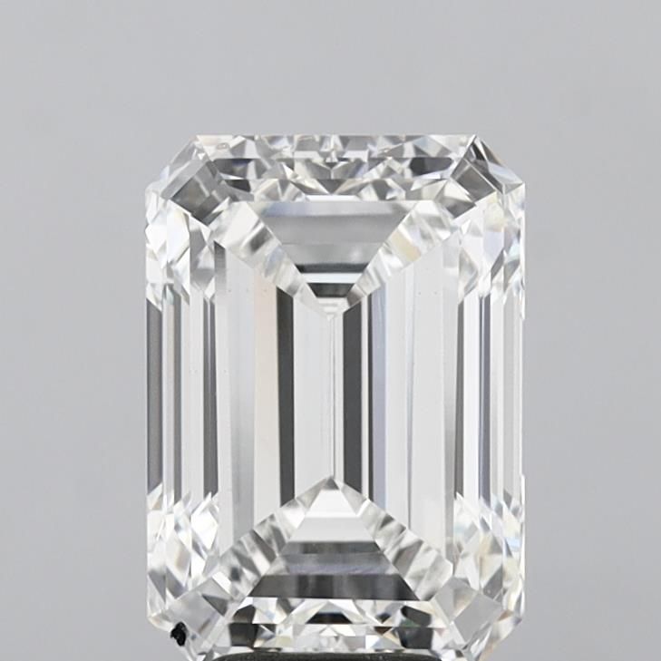 6.05 ct. emerald Lab Grown Diamond front image