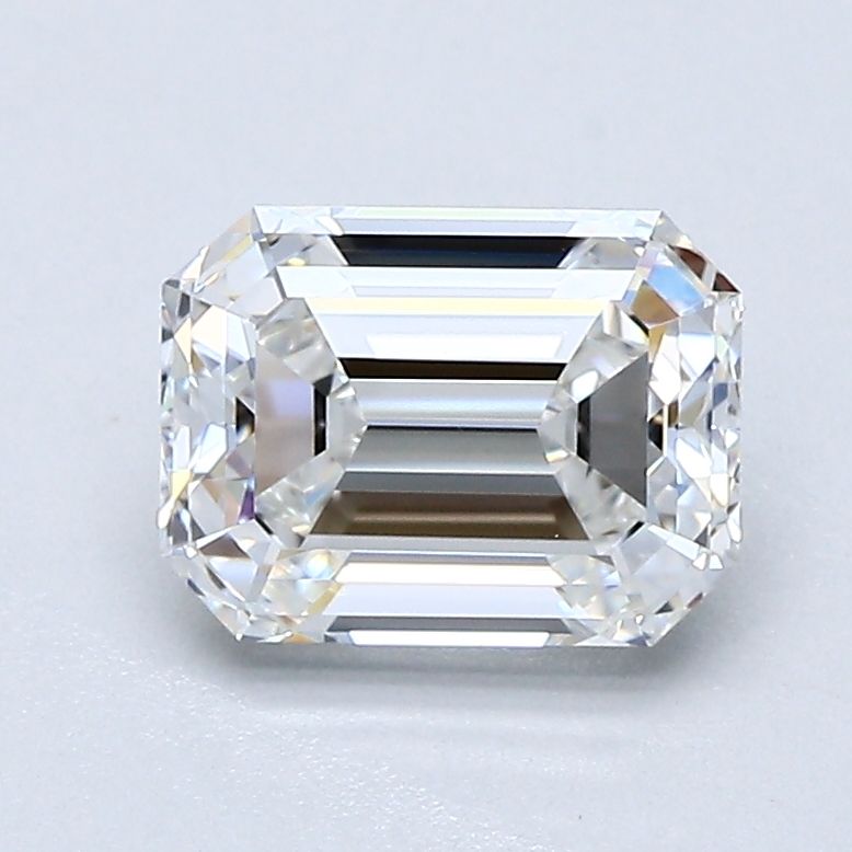 1.51 Carat Emerald Diamond F VVS2