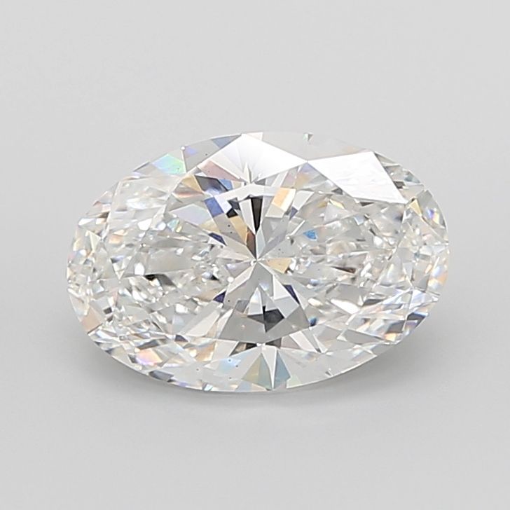 7.05 ct. oval Lab Grown Diamond front image