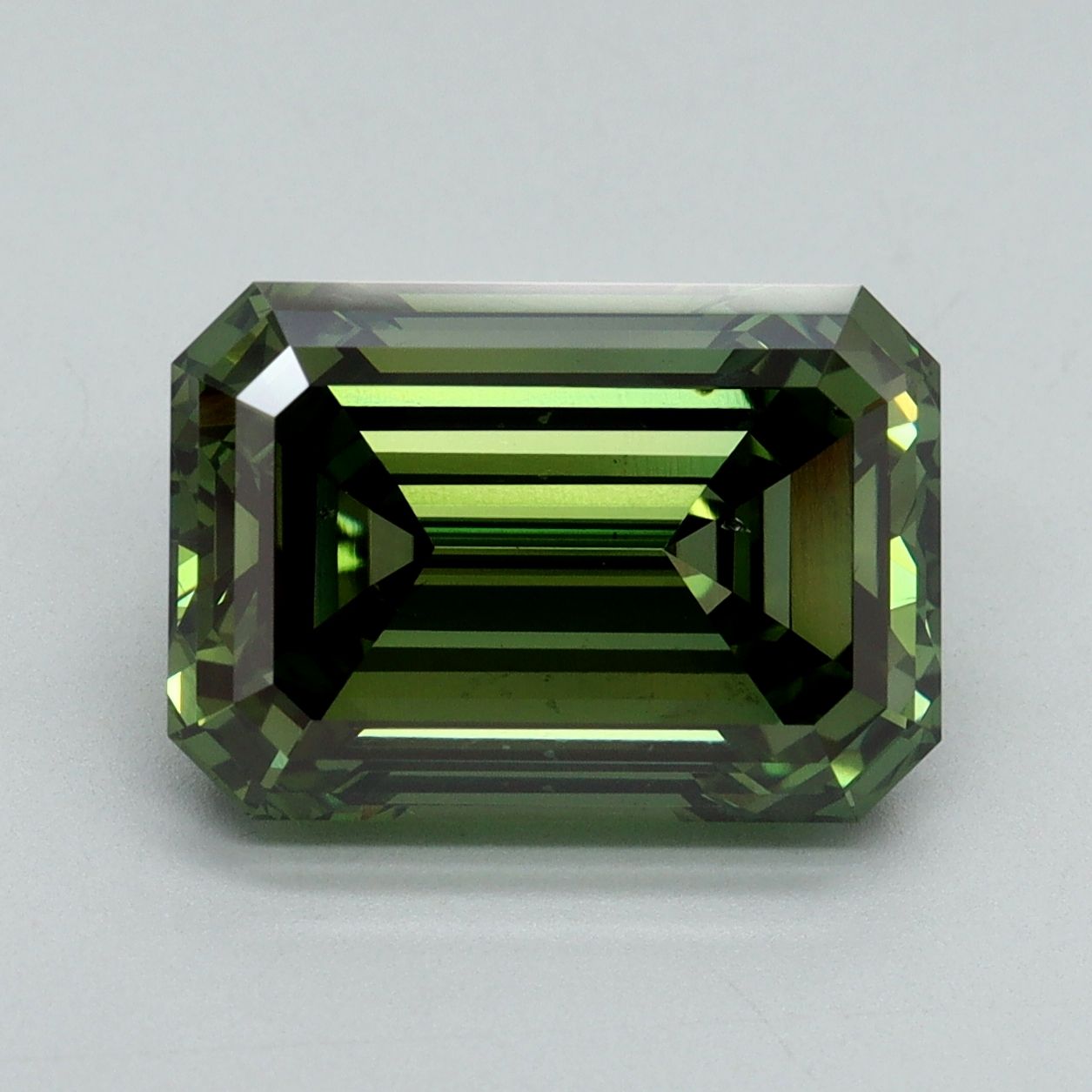 5.36 ct. emerald Lab Grown Diamond front image