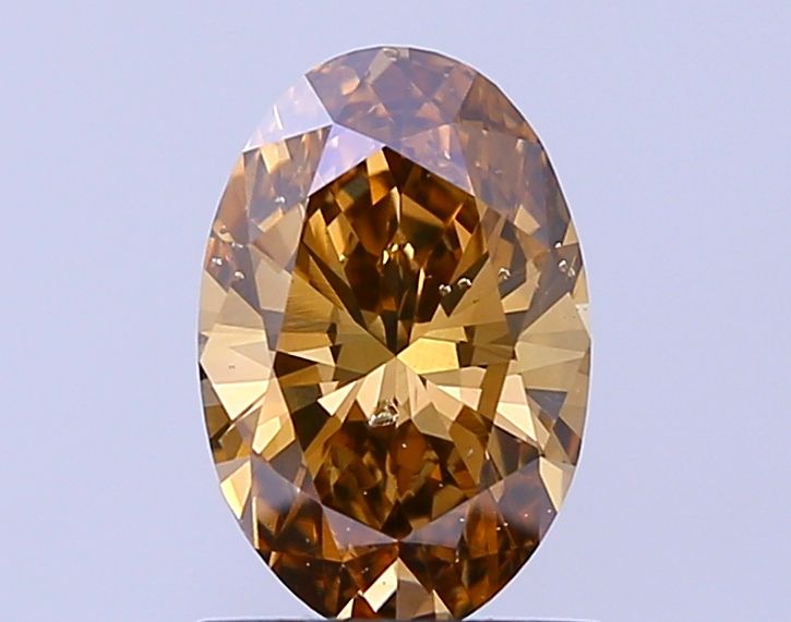 1.12 Carat Oval Diamond Fancy Brown SI2