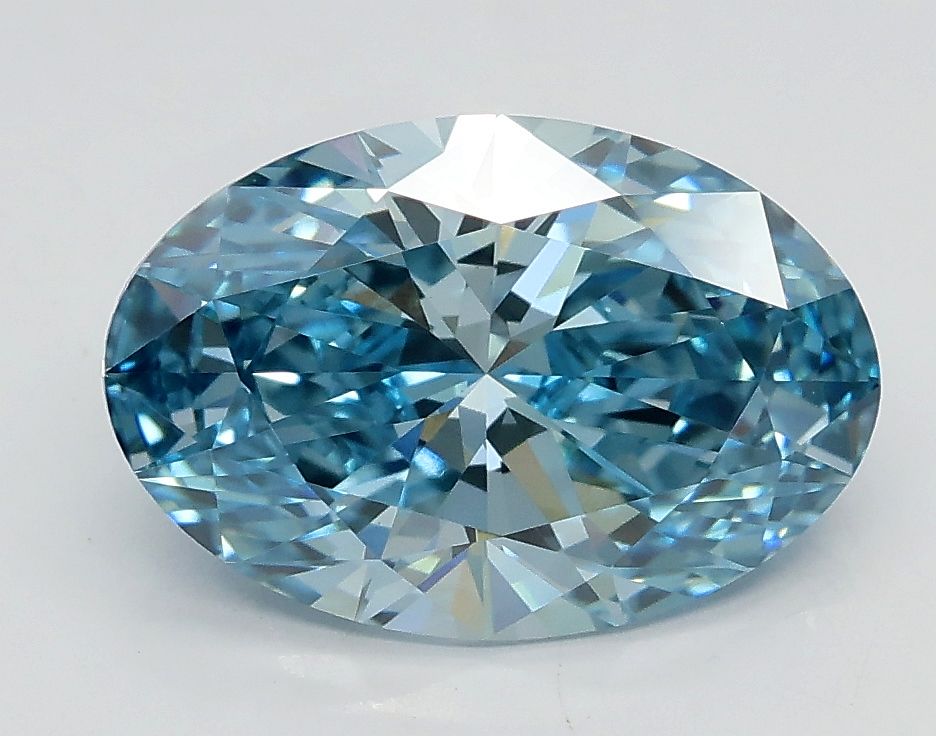 2.08 ct. oval Lab Grown Diamond front image
