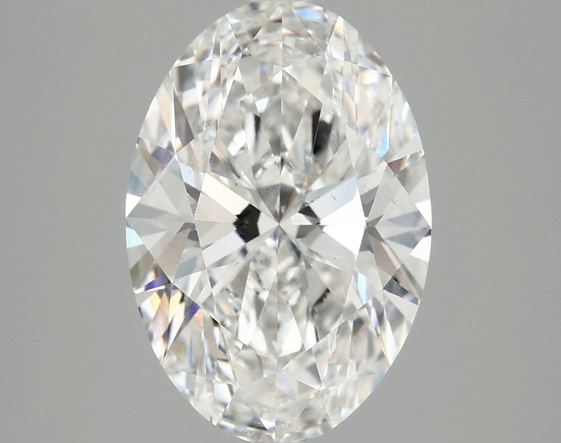 3.92 ct. oval Lab Grown Diamond front image