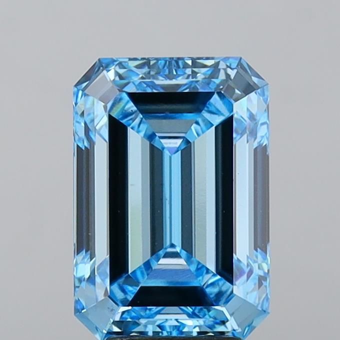 5.04 ct. emerald Lab Grown Diamond front image