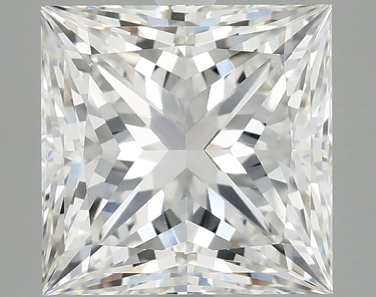 4.19 ct. princess Lab Grown Diamond front image