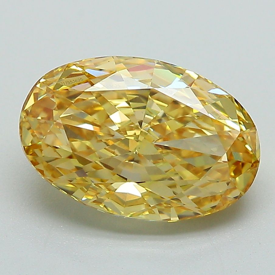 3.05 ct. oval Lab Grown Diamond front image